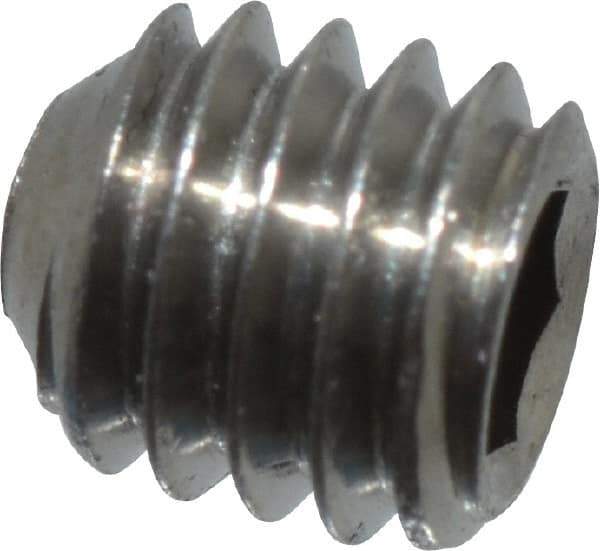 Value Collection - M3x0.50 Metric Coarse, 3mm OAL, Cup Point Set Screw - Grade 18-8 & Austenitic A2 Stainless Steel, 1.5mm Key - Eagle Tool & Supply