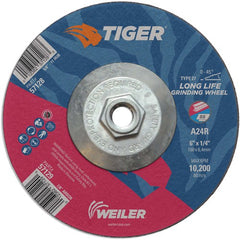 6X1/4 A24R A/O T27 GRINDING WHEEL - Eagle Tool & Supply