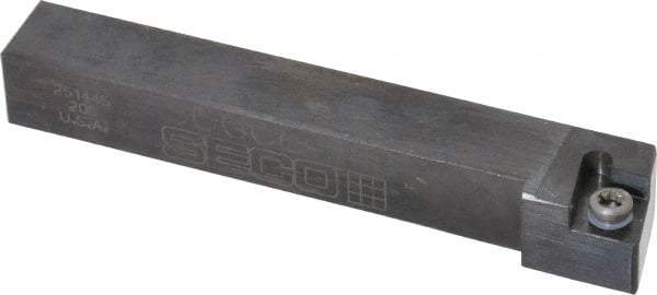 Seco - SCGC, Left Hand Cut, 1/2" Shank Height x 1/2" Shank Width, Neutral Rake Indexable Turning Toolholder - 3-1/2" OAL, CC..32.5. Insert Compatibility, Series Screw Lock - Eagle Tool & Supply