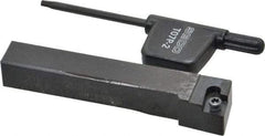 Seco - SCLC, Left Hand Cut, -5° Lead Angle, 3/8" Shank Height x 3/8" Shank Width, Neutral Rake Indexable Turning Toolholder - 2-1/2" OAL, CC..21.5. Insert Compatibility, Series Screw Lock - Eagle Tool & Supply