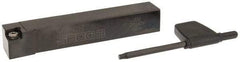 Seco - SCLC, Right Hand Cut, -5° Lead Angle, 5/8" Shank Height x 5/8" Shank Width, Neutral Rake Indexable Turning Toolholder - 4" OAL, CC..32.5. Insert Compatibility, Series Screw Lock - Eagle Tool & Supply