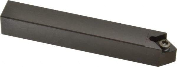 Seco - SCMC, Neutral Cut, 0° Lead Angle, 1/2" Shank Height x 1/2" Shank Width, Neutral Rake Indexable Turning Toolholder - 3-1/2" OAL, CC..32.5. Insert Compatibility, Series Screw Lock - Eagle Tool & Supply