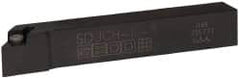 Seco - SDJC, Right Hand Cut, -3° Lead Angle, 5/8" Shank Height x 5/8" Shank Width, Neutral Rake Indexable Turning Toolholder - 4" OAL, DC..32.5. Insert Compatibility, Series Screw Lock - Eagle Tool & Supply