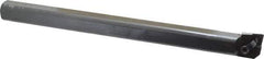 Seco - 1.28" Min Bore Diam, 12" OAL, 1" Shank Diam, MCLN Indexable Boring Bar - CNMG 432 Insert, Pin & Clamp Holding Method - Eagle Tool & Supply