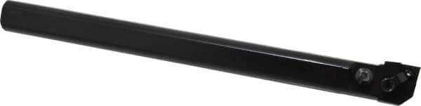 Seco - 1.28" Min Bore Diam, 12" OAL, 1" Shank Diam, MCLN Indexable Boring Bar - CNMG 432 Insert, Pin & Clamp Holding Method - Eagle Tool & Supply