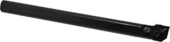 Seco - 1.28" Min Bore Diam, 12" OAL, 1" Shank Diam, MCLN Indexable Boring Bar - CNMG 432 Insert, Pin & Clamp Holding Method - Eagle Tool & Supply