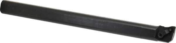 Seco - 1.28" Min Bore Diam, 12" OAL, 1" Shank Diam, MWLN Indexable Boring Bar - WNMG 432 Insert, Pin & Clamp Holding Method - Eagle Tool & Supply