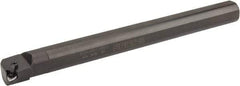 Seco - 1.47" Min Bore Diam, 14" OAL, 1-1/4" Shank Diam, MWLN Indexable Boring Bar - WNMG 332 Insert, Pin & Clamp Holding Method - Eagle Tool & Supply