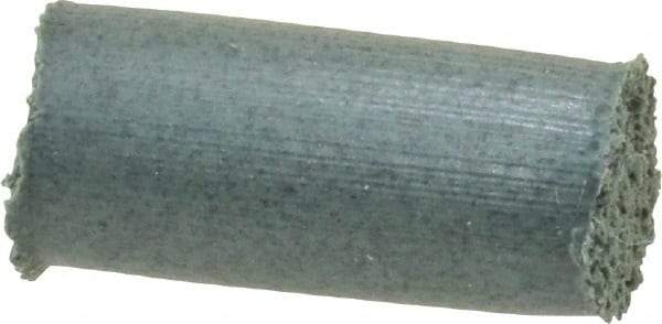 Cratex - 1/4" Max Diam x 1/2" Long, Cylinder, Rubberized Point - Coarse Grade, Silicon Carbide, 1/16" Arbor Hole, Unmounted - Eagle Tool & Supply