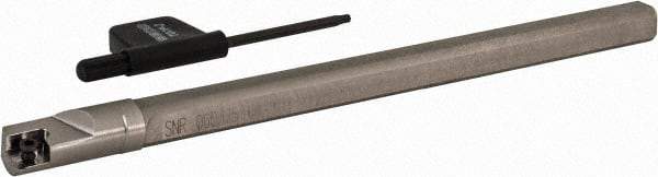 Seco - SN, Internal, Right Hand, 0.103" Max Depth of Cut, 0.03 to 0.103" Groove Width, Indexable Grooving Tool Holder - 9NR Insert Compatibility, 3/8" Shank Width, 6" OAL - Eagle Tool & Supply