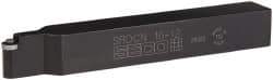 Seco - SRDC, Neutral Cut, 0° Lead Angle, 1" Shank Height x 1" Shank Width, Neutral Rake Indexable Turning Toolholder - 7" OAL, RCMT Insert Compatibility, Series Screw Lock - Eagle Tool & Supply