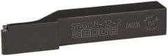 Seco - SRGC, Right Hand Cut, 3/4" Shank Height x 3/4" Shank Width, Neutral Rake Indexable Turning Toolholder - 4-1/2" OAL, RCMT22 Insert Compatibility, Series Screw Lock - Eagle Tool & Supply