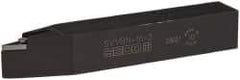 Seco - SVVB, Neutral Cut, 0° Lead Angle, 1" Shank Height x 1" Shank Width, Neutral Rake Indexable Turning Toolholder - 6" OAL, VB..33. Insert Compatibility, Series Screw Lock - Eagle Tool & Supply