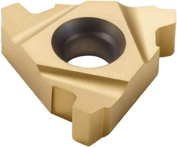 Seco - 16ER External Right Hand 8 Stub Acme Laydown Threading Insert - Grade CP300, TiAlN/TiN Coated Carbide, 9.53mm Inscribed Circle - Eagle Tool & Supply