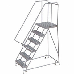 TRI-ARC - Rolling & Wall Mounted Ladders & Platforms Type: Rolling Warehouse Ladder Style: Rolling Safety Ladder - Eagle Tool & Supply