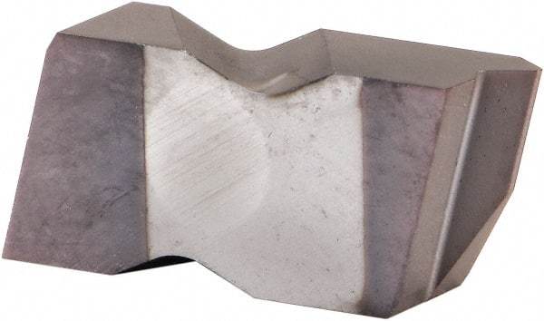 Kennametal - NTC3 Grade KCU10, External UN Threading Insert - 11 TPI Ext Pitch, Right Hand Insert, AlTiN Finish, Carbide - Eagle Tool & Supply