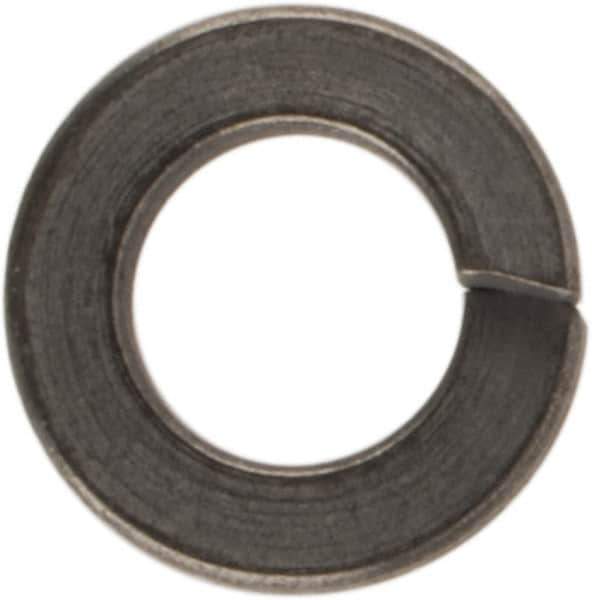 Made in USA - #2, 0.02" Thick Split Lock Washer - 400 Stainless Steel, Passivated Finish, 0.088" Min ID, 0.094" Max ID, 0.172" Max OD - Eagle Tool & Supply