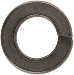 Made in USA - #2, 0.02" Thick Split Lock Washer - 400 Stainless Steel, Passivated Finish, 0.088" Min ID, 0.094" Max ID, 0.172" Max OD - Eagle Tool & Supply