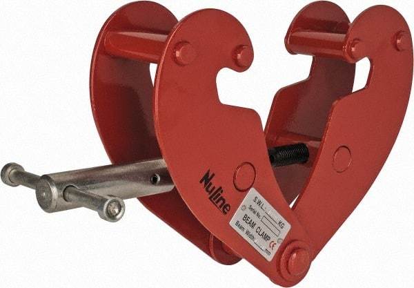 Value Collection - 6,600 Lbs. Load Capacity Lifting Screwlock Clamp - 3.15 to 12.6 Inch Grip and 14.01 Inch Throat Depth - Eagle Tool & Supply