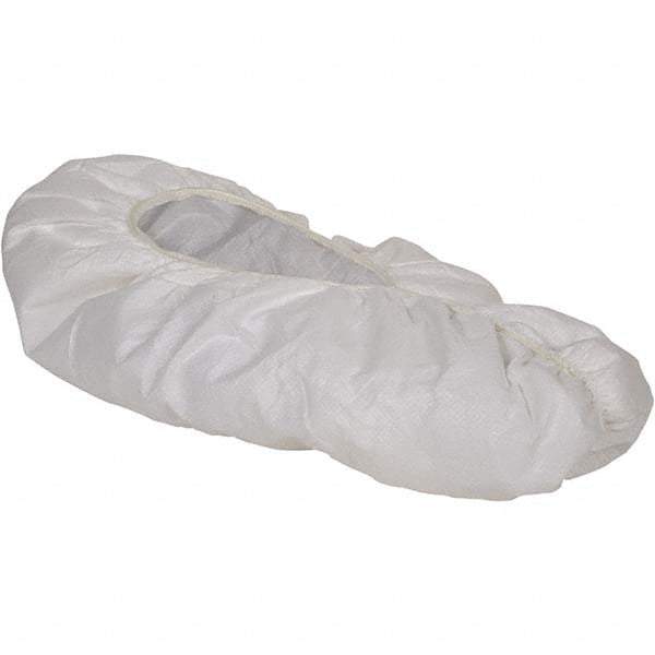 KleenGuard - Size Universal, Microporous Film Laminate, Non-Skid Shoe Cover - White, Non-Chemical Resistant - Eagle Tool & Supply