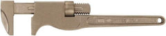 Ampco - 10" Aluminum Bronze Alloy Monkey Wrench - 1-7/8" Pipe Capacity - Eagle Tool & Supply