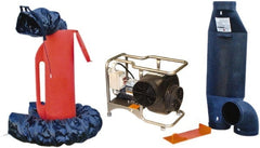 AIR Systems - Blower & Fan Kits; Type: Conductive Ventilation Kit ; Type of Power: Electrical (AC) ; Inlet/Outlet Size (Inch): 8 ; Cubic Feet per Minute (CFM): 1570 (Free Air) ; Horsepower (HP): 0.75 ; Explosion Proof: Yes - Exact Industrial Supply