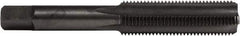 Union Butterfield - 7/16-14 UNC 2B 4 Flute Nitride/Oxide Finish High Speed Steel Straight Flute Standard Hand Tap - Bottoming, Right Hand Thread, 3-5/32" OAL, 1-7/16" Thread Length, H5 Limit, Oversize - Eagle Tool & Supply