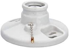 Pass & Seymour - 2 Pin, 250 VAC, 250 Watt, Medium Base, Pull Chain Lamp Holder - Incandescent, Screw Mounted - Eagle Tool & Supply