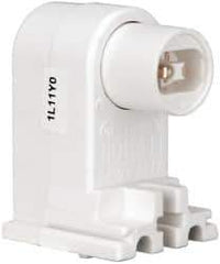 Leviton - 2 Pin, 600 VAC, 660 Watt, Pedestal Base, Pedestal Lamp Holder - Fluorescent, Screw Mounted - Eagle Tool & Supply