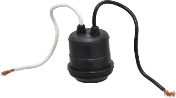 Pass & Seymour - 250 VAC, 660 Watt, Medium Base, Keyless Lamp Holder - 1-3/4 Inch High, Incandescent - Eagle Tool & Supply