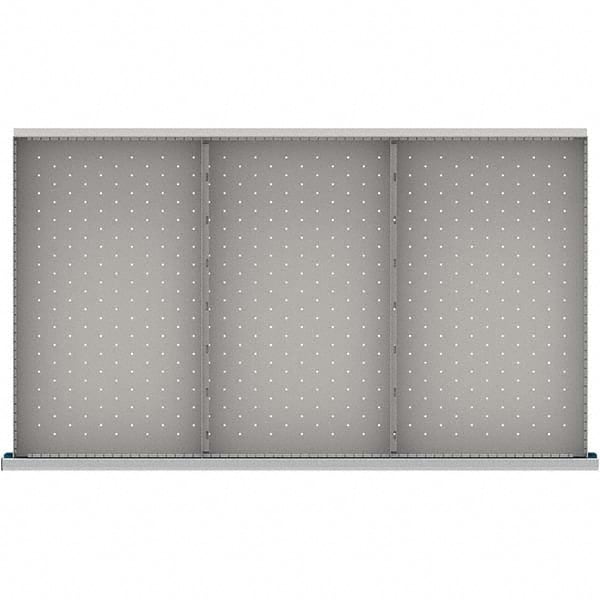 LISTA - 3-Compartment Drawer Divider Layout for 3.15" High Drawers - Eagle Tool & Supply