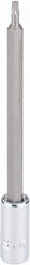 SK - 1/4" Drive, T15 Hand Torx Bit Socket - Eagle Tool & Supply