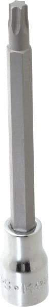 SK - 3/8" Drive, T40 Torx Bit Socket - 4" OAL, Long Torx Bit Socket - Eagle Tool & Supply
