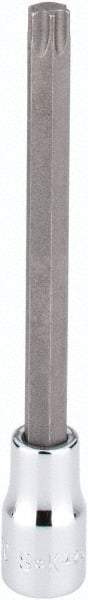 SK - 3/8" Drive, T50 Torx Bit Socket - 4" OAL, Long Torx Bit Socket - Eagle Tool & Supply