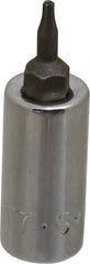 SK - 1/4" Drive, T7 Hand Torx Bit Socket - Eagle Tool & Supply
