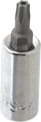 SK - 1/4" Drive, T25 Torx Bit Socket - 1-3/4" OAL, Tamper Resistant - Eagle Tool & Supply