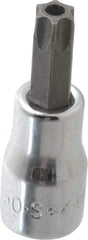 SK - 3/8" Drive, T50 Torx Bit Socket - 2" OAL, Tamper Resistant - Eagle Tool & Supply