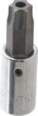 SK - 3/8" Drive, T55 Torx Bit Socket - 2" OAL, Tamper Resistant - Eagle Tool & Supply