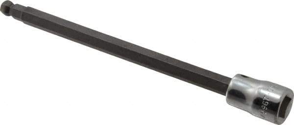 SK - 3/8" Drive, 7mm Hex Bit Socket - 6" OAL, 5" Bit Length, Long Ball End Hex Bit Socket - Eagle Tool & Supply