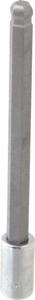 SK - 3/8" Drive, 10mm Hex Bit Socket - 6" OAL, 5" Bit Length, Long Ball End Hex Bit Socket - Eagle Tool & Supply