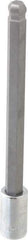SK - 3/8" Drive, 10mm Hex Bit Socket - 6" OAL, 5" Bit Length, Long Ball End Hex Bit Socket - Eagle Tool & Supply