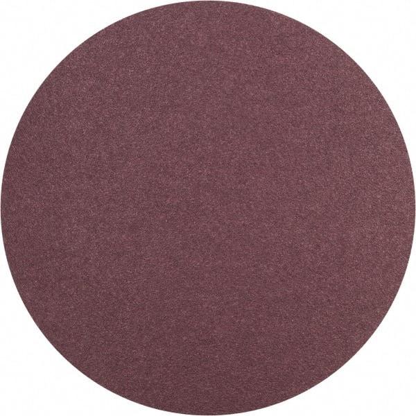Norton - 9" Diam, 50 Grit Aluminum Oxide Adhesive PSA Disc - Coarse Grade, Brown, Cloth Backing, Flexible - Eagle Tool & Supply