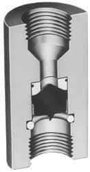 Plast-O-Matic - 1/2" Pipe, 120 Max psi, 1 GPM, Sandwich Flow Control Valve - EPDM Seal - Eagle Tool & Supply