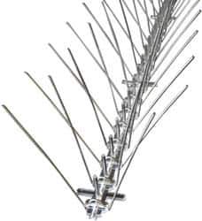 Bird-X - Stainless Steel Bird Spikes - 4.3 Inch High x 1/2 Inch Wide x 10 Ft. Long - Eagle Tool & Supply