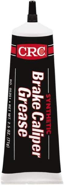 CRC - 2.5 oz Tube Synthetic General Purpose Grease - Black, 450°F Max Temp, NLGIG 2, - Eagle Tool & Supply