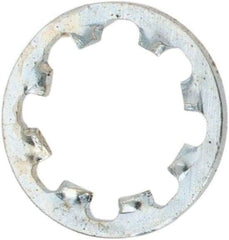 Value Collection - #10 Screw, 0.204" ID, Steel Internal Tooth Lock Washer - 0.311" OD, Zinc-Plated, Grade 1075 - Eagle Tool & Supply