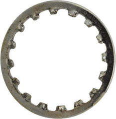 Value Collection - 3/8" Screw, 0.391" ID, Steel Internal Tooth Lock Washer - 0.507" OD, Zinc-Plated, Grade 1075 - Eagle Tool & Supply