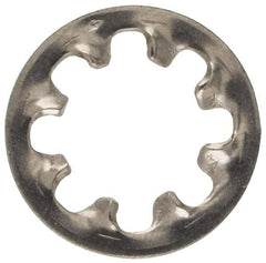 Made in USA - 5/16" Screw, 0.332" ID, Stainless Steel Internal Tooth Lock Washer - 0.607" OD, Uncoated, Grade 316 - Eagle Tool & Supply
