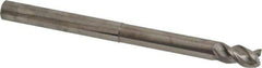 Niagara Cutter - 5/16", 7/16" LOC, 5/16" Shank Diam, 4" OAL, 3 Flute, Solid Carbide Square End Mill - Single End, Uncoated, Spiral Flute, 45° Helix, Centercutting, Right Hand Cut, Right Hand Flute, Series AN345 - Eagle Tool & Supply