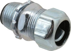 Thomas & Betts - 3/8" Trade, Steel Threaded Straight Liquidtight Conduit Connector - Insulated - Eagle Tool & Supply